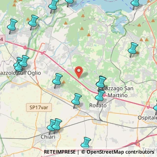 Mappa 25030 Erbusco BS, Italia (6.38684)