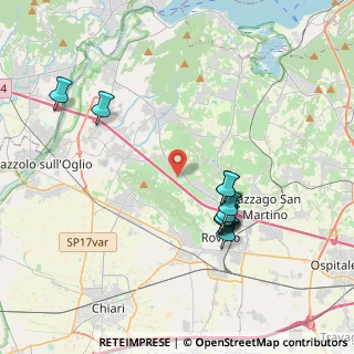 Mappa 25030 Erbusco BS, Italia (3.76455)