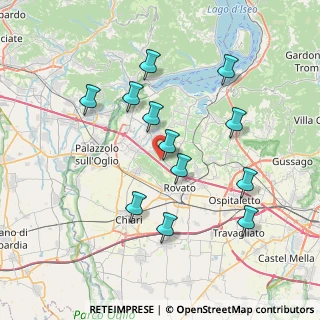 Mappa 25030 Erbusco BS, Italia (7.26083)