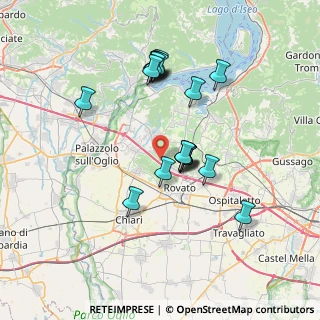 Mappa 25030 Erbusco BS, Italia (6.46316)