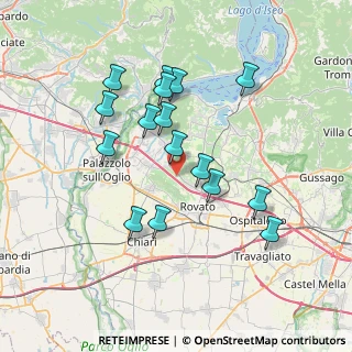Mappa 25030 Erbusco BS, Italia (6.775)