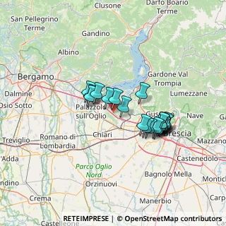 Mappa 25030 Erbusco BS, Italia (11.0615)