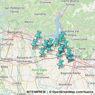 Mappa 25030 Erbusco BS, Italia (10.21529)