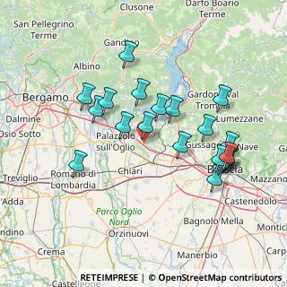 Mappa 25030 Erbusco BS, Italia (14.408)