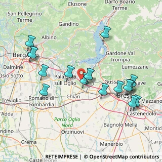 Mappa 25030 Erbusco BS, Italia (16.66667)