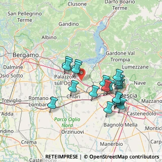 Mappa 25030 Erbusco BS, Italia (13.09053)