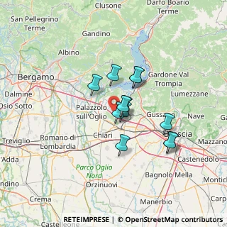 Mappa 25030 Erbusco BS, Italia (9.77083)