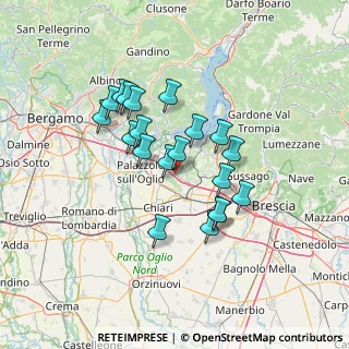 Mappa 25030 Erbusco BS, Italia (11.411)