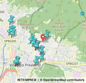 Mappa Via San Rocco, 25073 Bovezzo BS, Italia (1.03571)