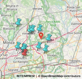 Mappa Via G. Banfi, 20876 Ornago MB, Italia (6.735)