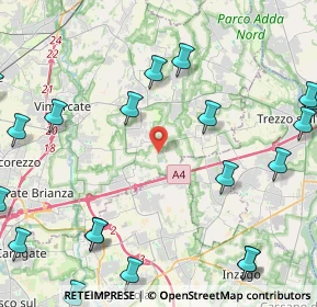 Mappa Via G. Banfi, 20876 Ornago MB, Italia (6.191)