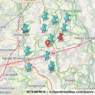 Mappa Via G. Banfi, 20876 Ornago MB, Italia (3.93357)