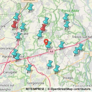 Mappa Via G. Banfi, 20876 Ornago MB, Italia (4.96737)