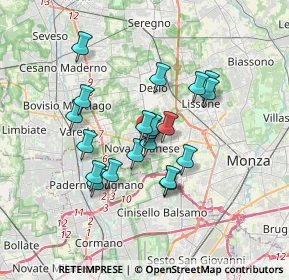 Mappa Via Pasubio, 20834 Nova Milanese MB, Italia (2.77)