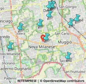Mappa Via Pasubio, 20834 Nova Milanese MB, Italia (2.39091)