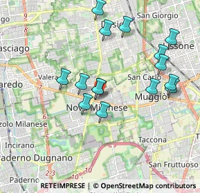 Mappa Via Pasubio, 20834 Nova Milanese MB, Italia (1.84133)