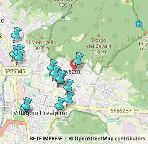 Mappa Via Guglielmo Marconi, 25073 Bovezzo BS, Italia (1.085)