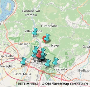 Mappa Via Guglielmo Marconi, 25073 Bovezzo BS, Italia (6.56167)