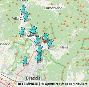 Mappa Via Guglielmo Marconi, 25073 Bovezzo BS, Italia (3.2225)