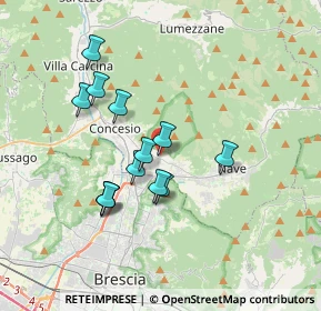 Mappa Via Guglielmo Marconi, 25073 Bovezzo BS, Italia (3.09)