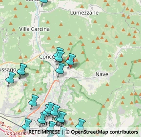 Mappa Via Guglielmo Marconi, 25073 Bovezzo BS, Italia (5.8615)