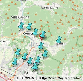 Mappa Via Guglielmo Marconi, 25073 Bovezzo BS, Italia (4.13929)