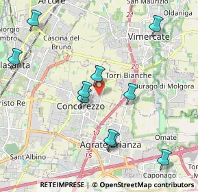 Mappa Via Cadore, 20863 Concorezzo MB, Italia (2.33182)