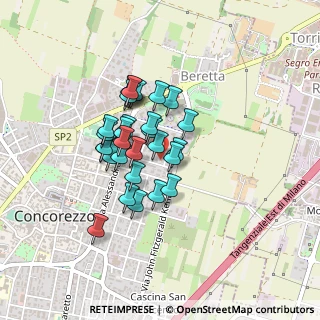 Mappa Via Cadore, 20863 Concorezzo MB, Italia (0.2931)