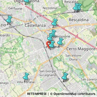 Mappa Via Alberto da Giussano, 20025 Legnano MI, Italia (2.56583)