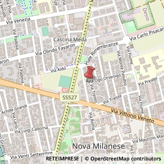 Mappa Via Orsenigo, 2, 20834 Nova Milanese, Monza e Brianza (Lombardia)