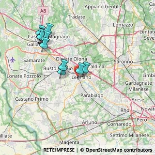 Mappa Via della Liberazione, 20025 Legnano MI, Italia (8.04667)