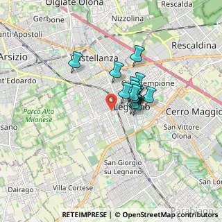 Mappa Via della Liberazione, 20025 Legnano MI, Italia (0.99625)