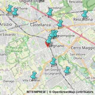 Mappa Via della Liberazione, 20025 Legnano MI, Italia (2.61667)