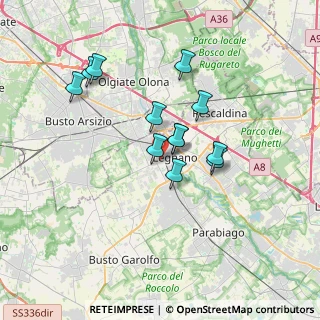 Mappa Via della Liberazione, 20025 Legnano MI, Italia (2.88417)