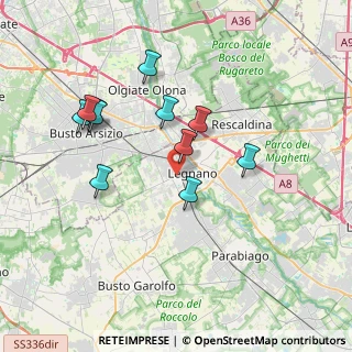 Mappa Via della Liberazione, 20025 Legnano MI, Italia (3.47273)