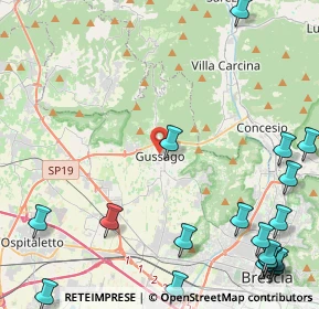 Mappa Piazza Vittorio Veneto, 25064 Piazza BS, Italia (6.73316)