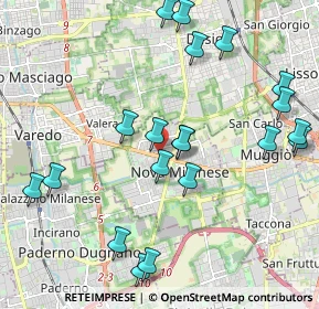 Mappa Via A. Locatelli, 20834 Nova Milanese MB, Italia (2.2785)