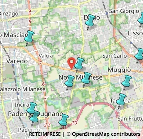 Mappa Via A. Locatelli, 20834 Nova Milanese MB, Italia (2.705)