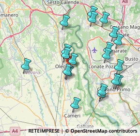 Mappa Strada Strera, 28047 Oleggio NO, Italia (8.0195)