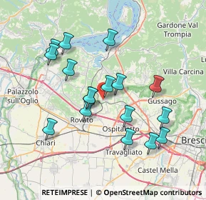 Mappa Via Conte secco, 25046 Cazzago San Martino BS, Italia (6.92412)