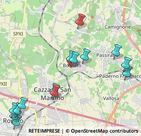 Mappa Via Conte secco, 25046 Cazzago San Martino BS, Italia (2.60929)