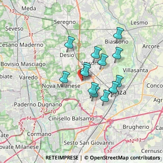 Mappa Piazza Giuseppe Garibaldi, 20053 Muggiò MB, Italia (2.68923)