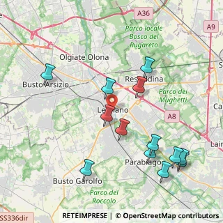 Mappa Via dei Disciplini, 20025 Legnano MI, Italia (4.45615)