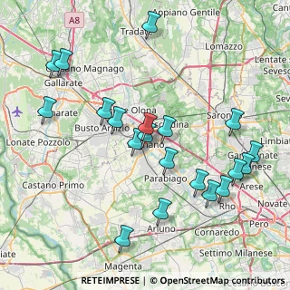 Mappa Via dei Disciplini, 20025 Legnano MI, Italia (8.487)