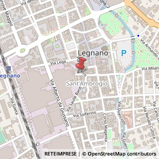 Mappa Vicolo Legnani, 17, 20025 Legnano, Milano (Lombardia)