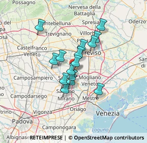 Mappa Via Enrico Mattei, 31059 Zero Branco TV, Italia (9.636)