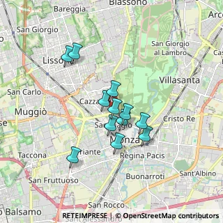 Mappa Viale Cesare Battisti, 20052 Monza MB, Italia (1.33083)