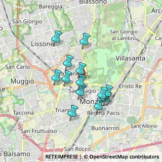Mappa Viale Cesare Battisti, 20052 Monza MB, Italia (1.39692)