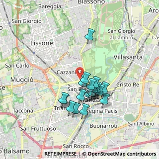 Mappa Viale Cesare Battisti, 20052 Monza MB, Italia (1.4385)