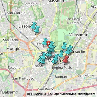 Mappa Viale Cesare Battisti, 20052 Monza MB, Italia (1.32)